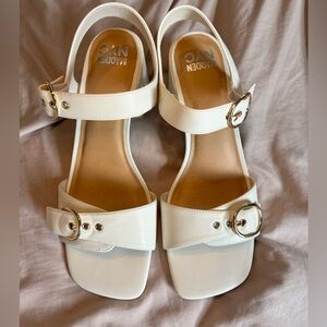 Steve Madden Women's White Sandals